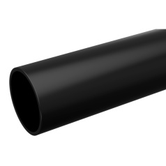 Труба гладкая жесткая IEK ПНД тяжелая, Ø 25 мм, черная, 100 м [CTR10-025-K02-100-1]