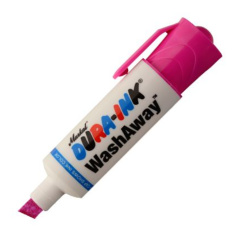 Маркер смываемый Markal Dura-Ink Washaway, розовый, 3-8 мм [96301]
