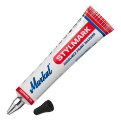 Термостойкая маркировочная паста Markal Stylmark до 200°C, черная, 2 мм [96643]