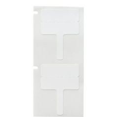 Этикетки Brady BPTFT-01-425 полипропилен, Т-образный флажок, 30 х 10 мм, белые, 1000 шт [brd217025]