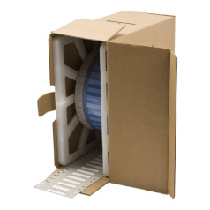 Термоусадочный маркер Brady PS-187-150-WT, 38.1 х 8.5 мм, белые, 2500 шт [brd32614]