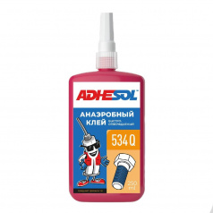 Анаэробный клей Adhesol 534 Q для резьбовых соединений, быстрозастывающий, средней прочности, 250 мл [534103]