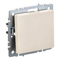 Выключатель IEK BRITE одноклавишный 10А ВС10-1-0-БрКр бежевый [BR-V10-0-10-K10]