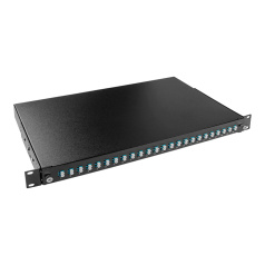 Корпус выдвижной ITK 1U с кассетами (3шт) и планками 24 SC/DLC [FOBR-1U-00]
