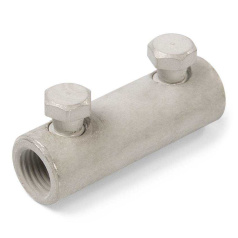 Соединитель болтовой КВТ 2СБ-10/25(Л) с покрытием и угловым расположением болтов [66606]