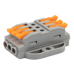 Клемма проходная с монтажной площадкой Rexant СМК 222-423P (5 шт) [07-6263-5]