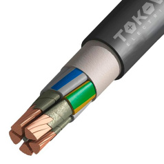 Кабель силовой медный ППГнг(А)-FRHF TOKOV ELECTRIC, 5х95 мм², МС (N PE), 1 кВ [000016529]