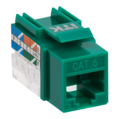 Модуль Keystone Jack ITK, категория 6 UTP 110 IDC 90° зеленый [CS1-1C06U-11-02]