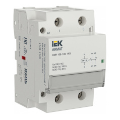 Контактор модульный IEK ARMAT KMR 100А 230В AC 1НО 1НЗ [AR-KMR10-100-11-230]