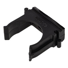 Крепеж-клипса для труб Rexant ø 25 мм, черная (100 шт) [28-0125-3]