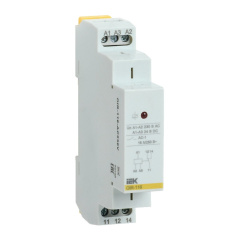 Реле промежуточное модульное OIR IEK 1 контакт 16А 230В AC [OIR-116-AC230V]