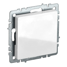 Заглушка IEK BRITE с суппортом МЗ10-БрБ белая [BR-PL10-K01]