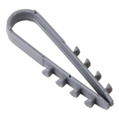 Дюбель-хомут нейлоновый PROconnect 5-10 мм, серый (100 шт) [07-4501-3]