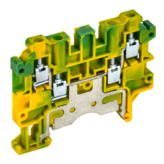 Клеммная колодка многовыводная IEK "ARMAFIX" CTS-MC-PEN 4 мм², заземление, желто-зеленый [YCT12-03-4-K52-004]