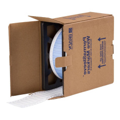 Термоусадочный маркер Brady PS-250-2W-2S, 25.4 х 11.15 мм, белые, 5000 шт [brd217058]