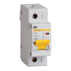 Автоматический выключатель IEK ВА47-100МА 1P 63А 10кА D [MVA43-1-063-D]