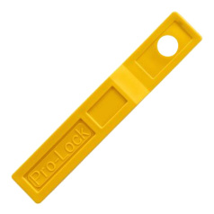 Ключ для тросового блокиратора Brady Pro-Lock, полипропилен, желтый [gws225208]