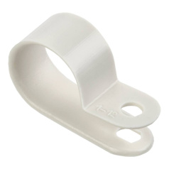 Скоба крепежная IEK 16 мм, белая (50 шт) [USK11-16-050-K01]