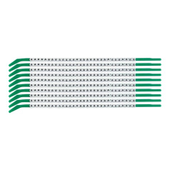 Клипсы для проводов Brady SCN-09-7 диаметр 2.5-3 мм, легенда "7", белые, 300 шт [brd133157]