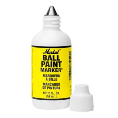 Маркер-туба Markal Ball Paint Marker, желтый, 3мм [84621]