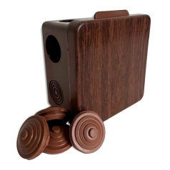 Коробка распределительная Kopos wood style RK 8101 (TD) для о/п 80X80x50 мм, 7хØ25 мм, IP54