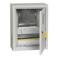 Корпус металлический IEK TITAN ЩУРн-1/12, 395х310х165 мм, IP31, серый [MKM25-N-12-31-ZO]
