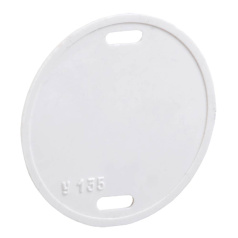 Бирка кабельная IEK У-135, круг 55 мм [UZMA-BIK-Y135-R]