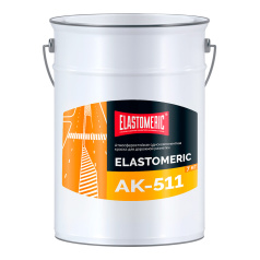Краска для дорожной разметки Elastomeric AK-511, белая, 7 кг