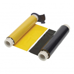 Риббон Brady B85-R-220x60-BK/YL-380P Resin, 220 мм х 60 м, черно-желтый [gws13526]