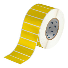Этикетки Brady THT-18-8591-3-YL полиэстер, 76.2 х 25.4 мм, желтые, 3000 шт [brd149101]