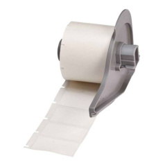 Перемещаемые наклейки Brady M7‐30‐498 виниловая ткань 9.05 х 38.1 мм, белые, 250 шт [brd173348]