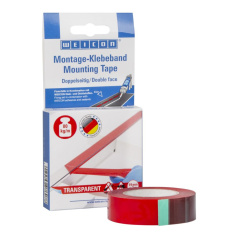 Двусторонняя монтажная лента Weicon, прозрачная, 3 м (10050553) [wcn14100319]