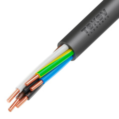 Кабель силовой медный ППГнг(А)-HF TOKOV ELECTRIC, 5х10 мм², ОК (N PE), 1 кВ [ТХМ00416253]