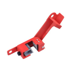 Блокиратор автоматических выключателей, нейлон, толщина переключателя 8-16 мм, красный [gwrD18-1]