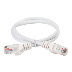 Коммутационный шнур (патч-корд) ITK категория 5E, UTP, PVC, 15 м, белый [PC08-C5EU-15M]
