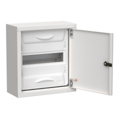 Корпус металлический IEK TITAN 5 ЩРн-12 (1х12), 335х310х140 мм, IP31, белый [TI5-50-N-012-31]