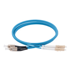 Оптический коммутационный шнур ITK MM, 50/125 (OM4), FC/UPC-LC/UPC, Duplex, 1 м, пурпурный [FPC5004-FCU-LCU-C2L-1M]