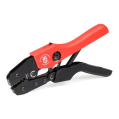 Пресс-клещи КВТ СТК-06 для обжима двойных втулочных наконечников 2х0.5-2х6 мм² [56543]