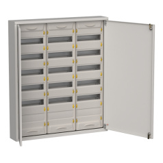 Корпус металлический IEK TITAN 5 ЩРн-216 (3х72), 960х830х140 мм, IP31, серый [TI5-50-N-3X072-31-7035]