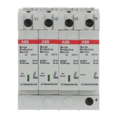 Ограничитель импульсного перенапряжения УЗИП ABB OVR T2 3N 40-275 P QS [2CTB803973R1100]