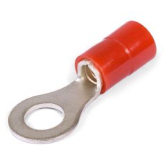 Наконечник кольцевой изолированный КВТ НКИ(н) 10-8 с нейлоновой манжетой [61774]