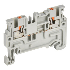 Клеммная колодка проходная IEK "ARMAFIX" CP 1.5 мм², фаза, серая [YCT20-00-K03-001]