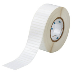 Этикетки Brady THT-48-423-10 полиэстер, 50.8 х 6.35 мм, белые глянцевые, 10000 шт [brd30513]