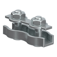 Зажим троса дюплекс IEK, 2 мм [CLP1P-ZTVD-2]