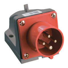 Вилка стационарная IEK ССИ-514 3Р+РЕ 16А 380-415В IP44 [PSR52-016-4]