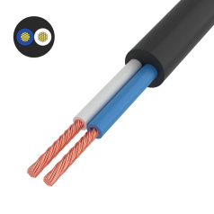 Провод соединительный ПВС Rexant 2х0.75 мм², черный [01-8031-4]