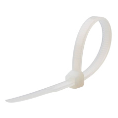 Кабельные стяжки нейлоновые Fortisflex КСС 3x250, белые (100 шт) [89893]