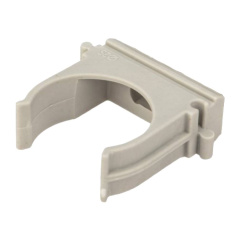 Крепеж-клипса для труб Rexant ø 25 мм, серая (100 шт) [28-0125-2]