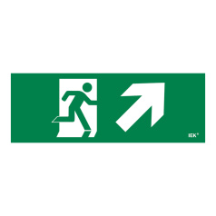 Самоклеящаяся этикетка IEK 280х100 мм, Фигура/стрелка вверх вправо [LPC10-1-28-10-FVVNAPR]