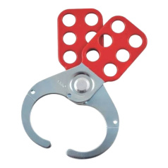 Множители замковые Brady стандартные, сталь с виниловым покрытием, Ø затвора 38 мм, 129х40х10 мм, красный, 12 шт [gws805841]